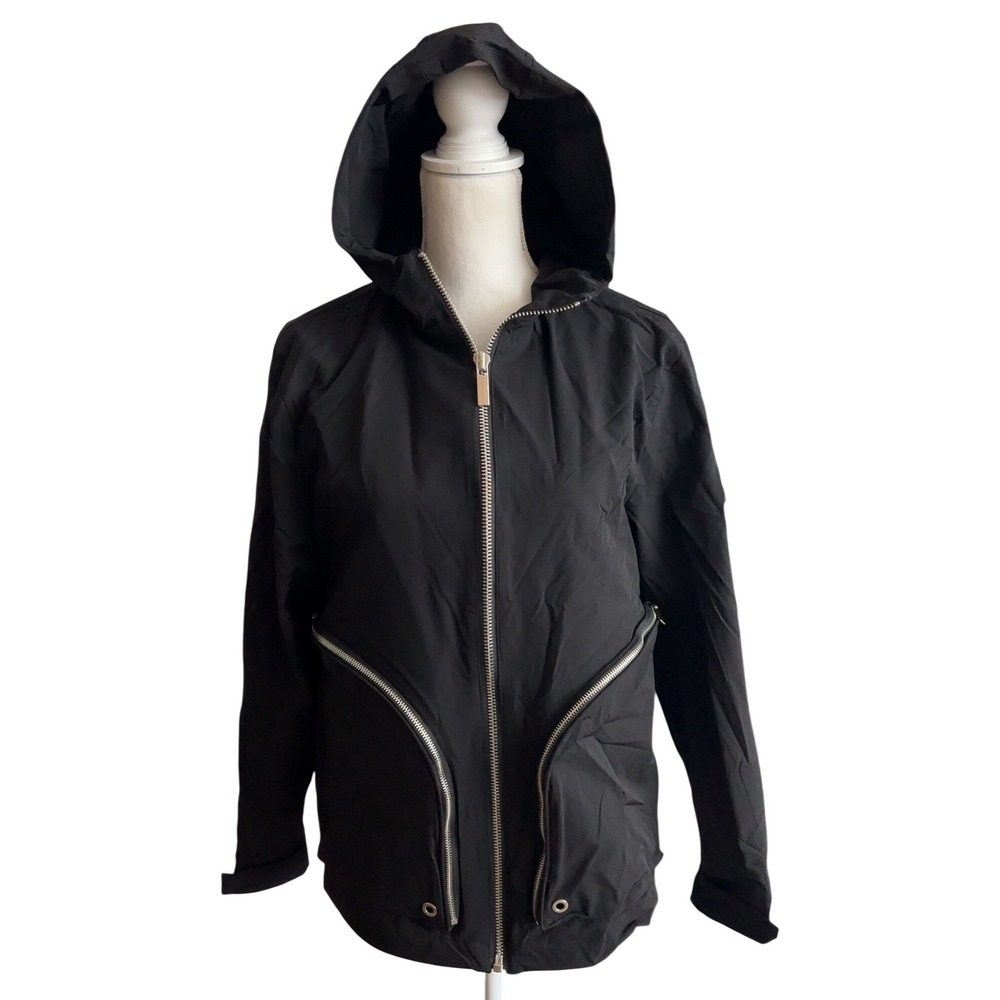 Unisex Maniere de Voir Black Jacket Zipper Accents | SZ: XS